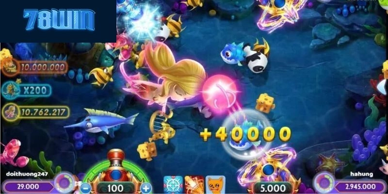 Dòng game Bắn cá vui luôn có nhiều công cụ hỗ trợ anh em khi chơi